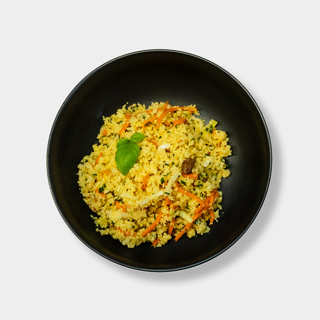 Bulgur Salat mit Rosinen