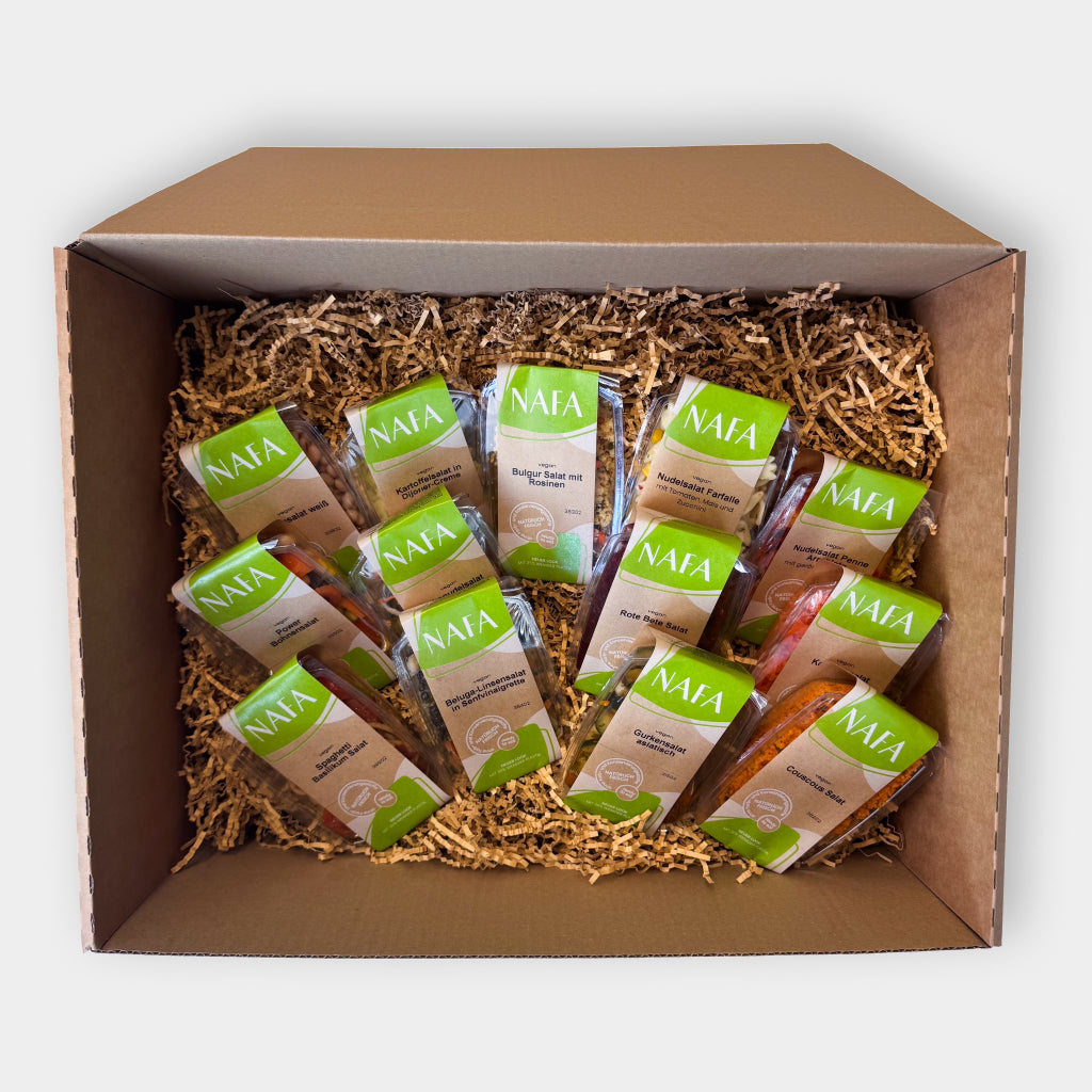 Alle Salate des Probierpakets