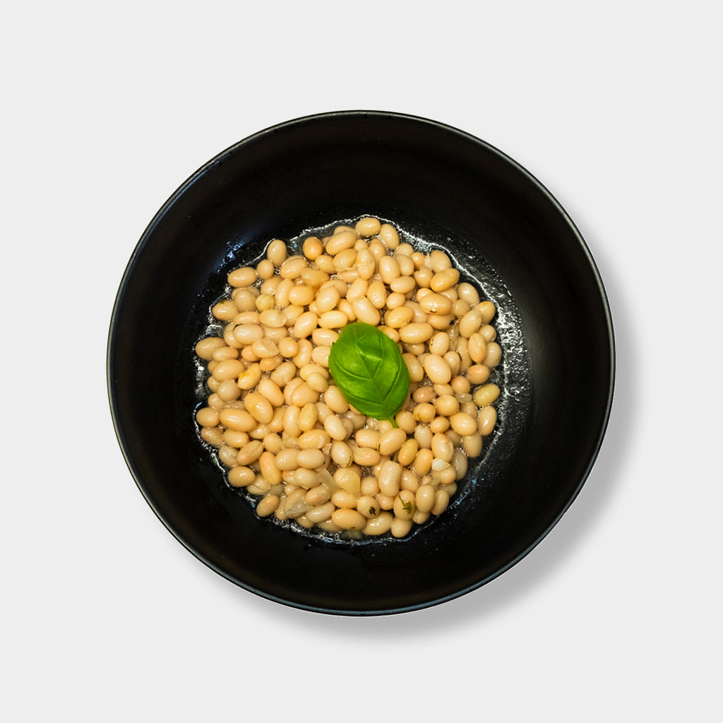Bohnensalat weiß