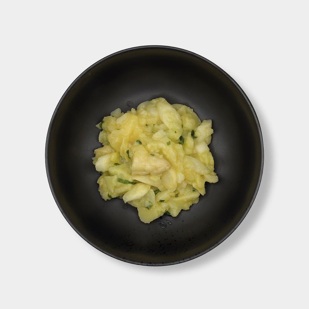 Kartoffelsalat mit Spargel und Bärlauch