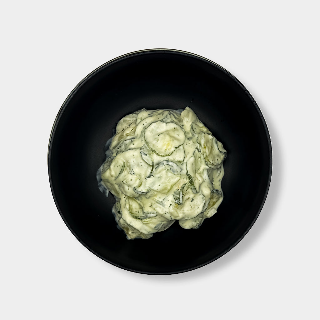 Gurkensalat in Salatcreme