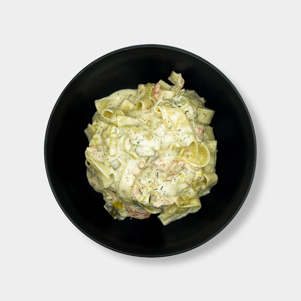 Nudelsalat mit Lachs